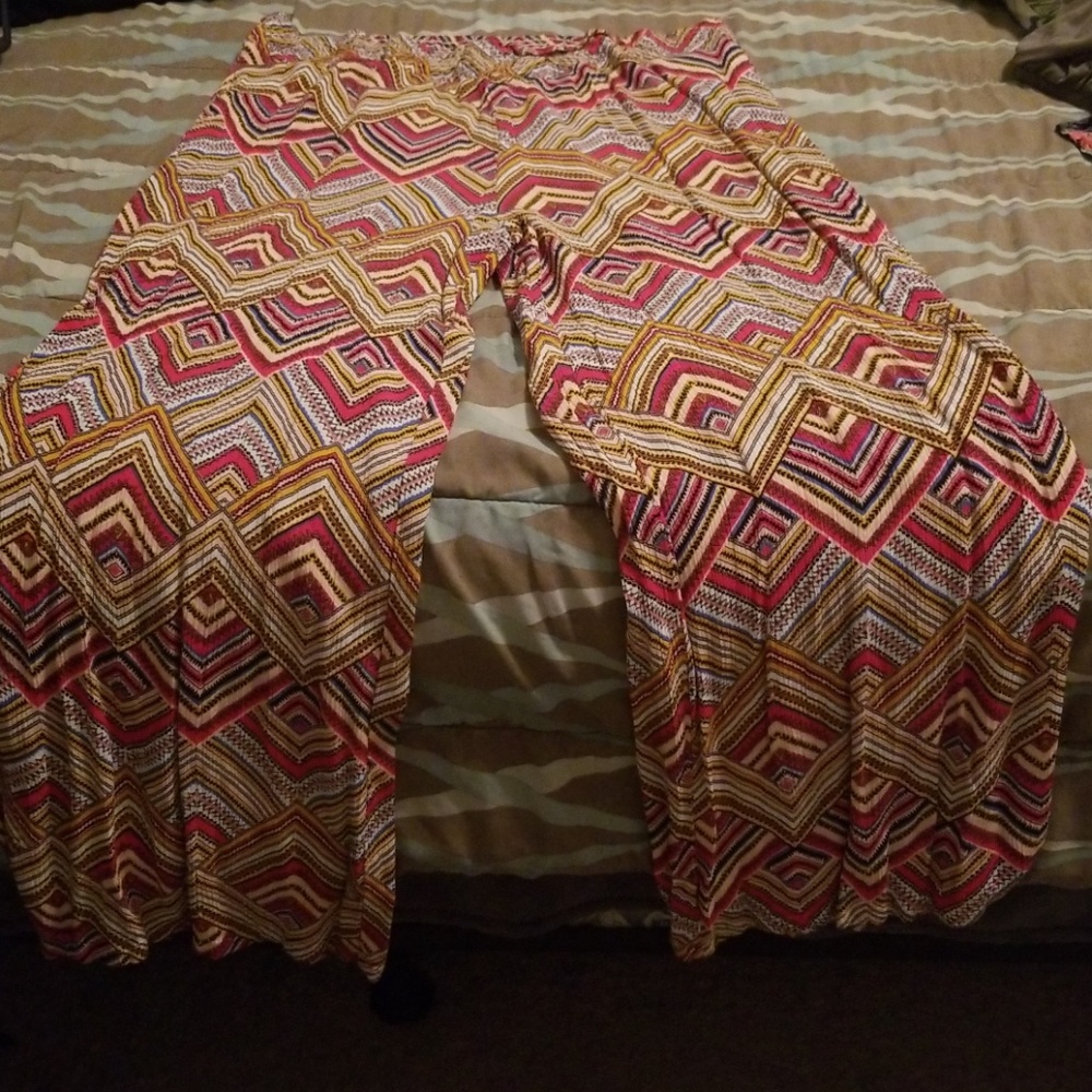 Mutlticolored palazzo pants